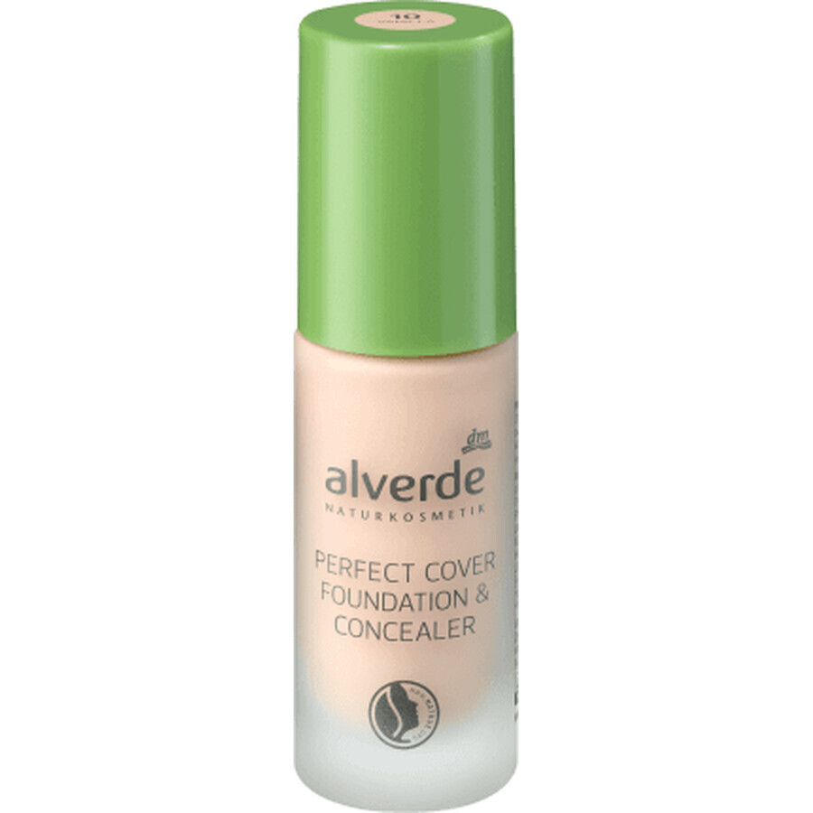 Buy Alverde Naturkosmetik Perfect Cover foundation & concealer 10, 20 ml Alverde Naturkosmetik Perfect Cover foundation & concealer 10, 20 ml