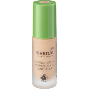 Alverde Naturkosmetik Base de maquillaje y corrector Perfect Cover 40, 20 ml