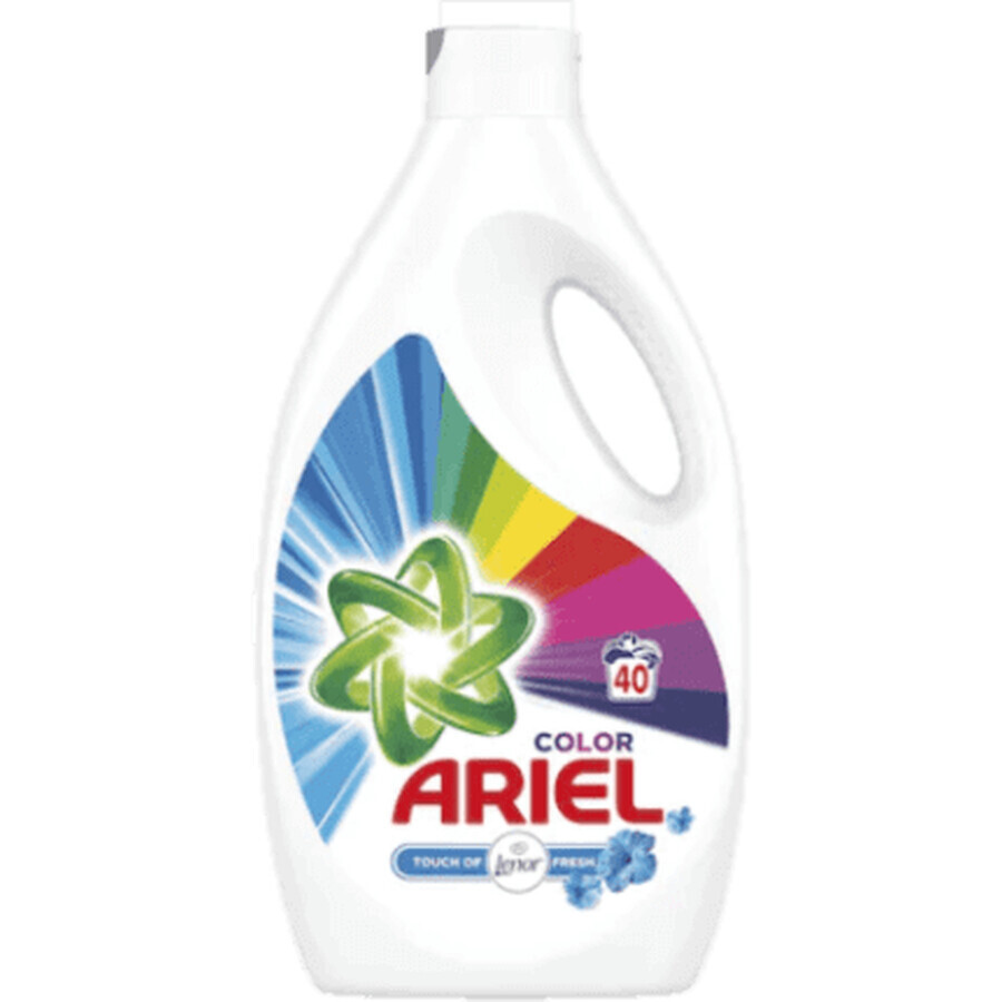 Ariel Detergente líquido Lenor Touch Colour 40 lavados, 2,2 l