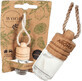 Wood mini lemon car air freshener, 4 ml