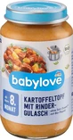 Babylove Potato menu with beef goulash 8+, 220 g
