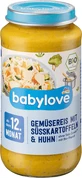 Babylove Kip en Zoete Aardappel Rijst Menu ECO, 12+, 250 g