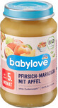 Babylove Pfirsichmen&#252; mit Passionsfrucht und Apfel ECO,5+, 190 g