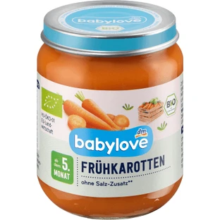Babylove vroege wortelen 5+ ECO, 125 g