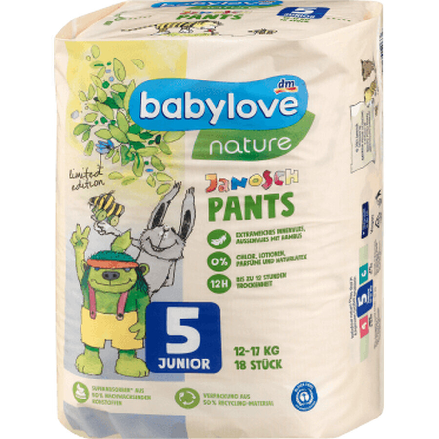 Comprar Babylove nature Pañales junior nº 5, 18 uds. Babylove nature Pañales junior nº 5, 18 uds.