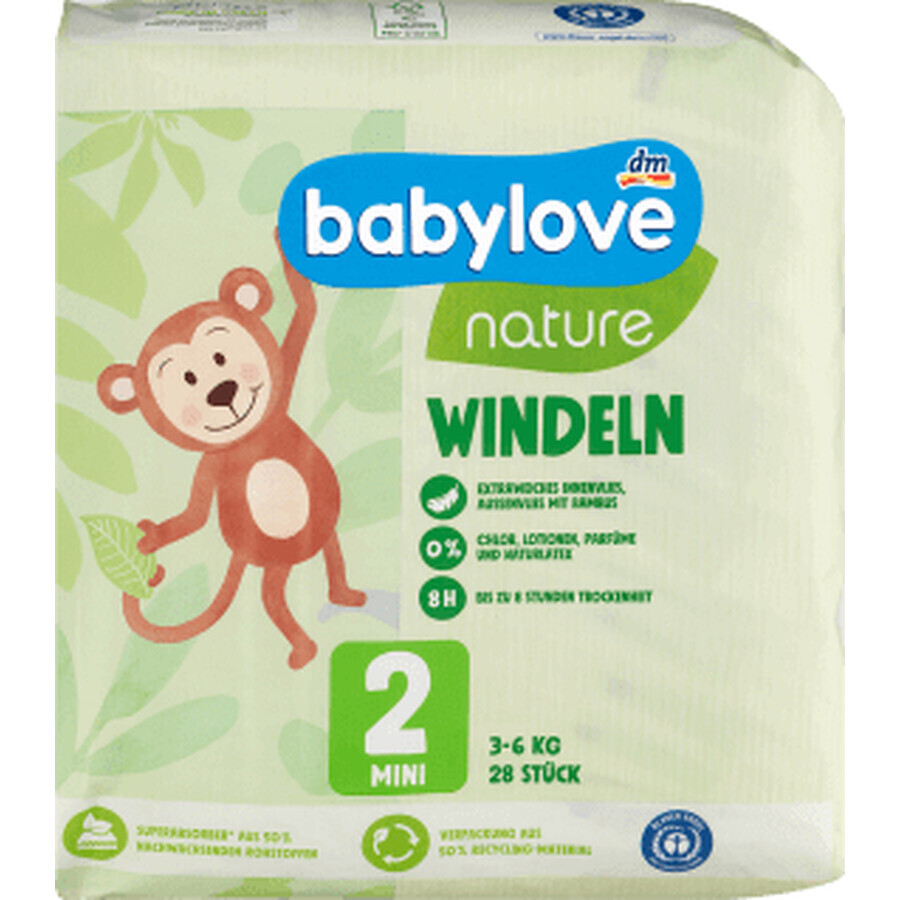 Buy Babylove nature Eco diaper number 2, 28 pcs Babylove nature Eco diaper number 2, 28 pcs