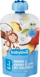 Babylove Banana puree with pineapple and coconut ECO, 100 g