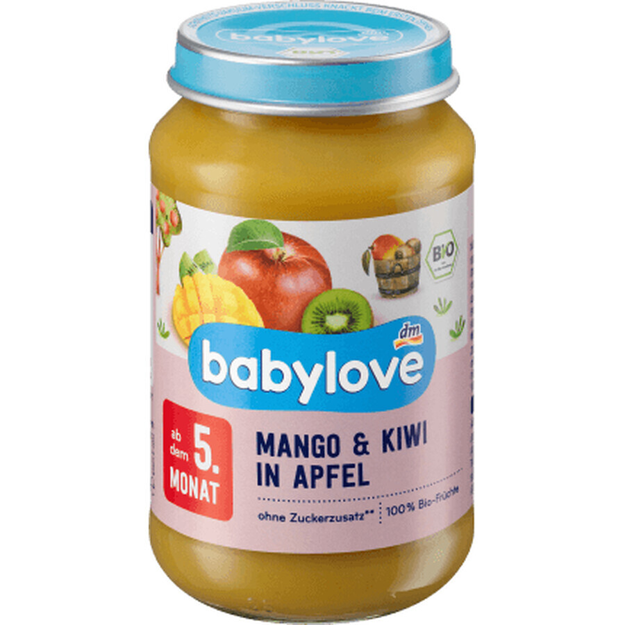 Acquista Babylove Purea di mango con kiwi e mela ECO, 5+, 190 g Babylove Purea di mango con kiwi e mela ECO, 5+, 190 g