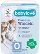 Babylove Premium diapers for newborns, up to 3kg, 24 pcs