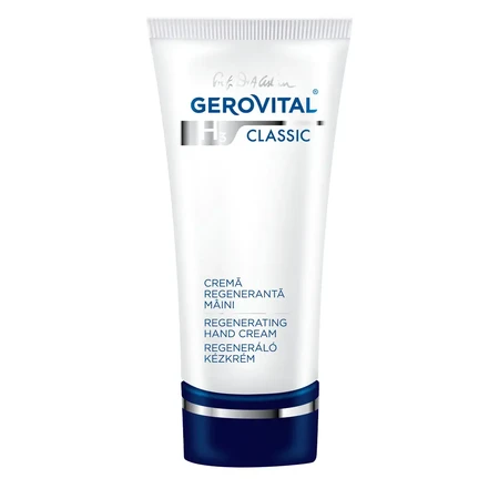 Gerovital H3 Classic Crème régénératrice pour les mains, 100 ml, Farmec