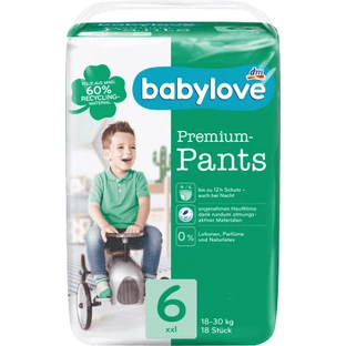 Babylove Windel Windel Größe 6, 18 Stück