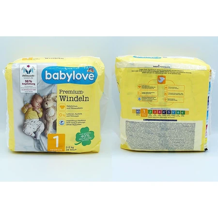 Babylove Premium Diaper Number 1, 28 pcs