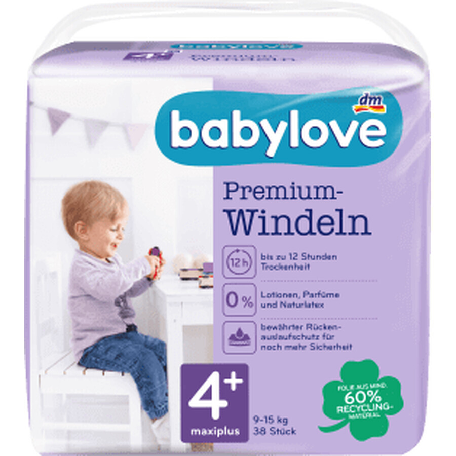 Buy Babylove Premium diapers number 4+, 38 pcs Babylove Premium diapers number 4+, 38 pcs