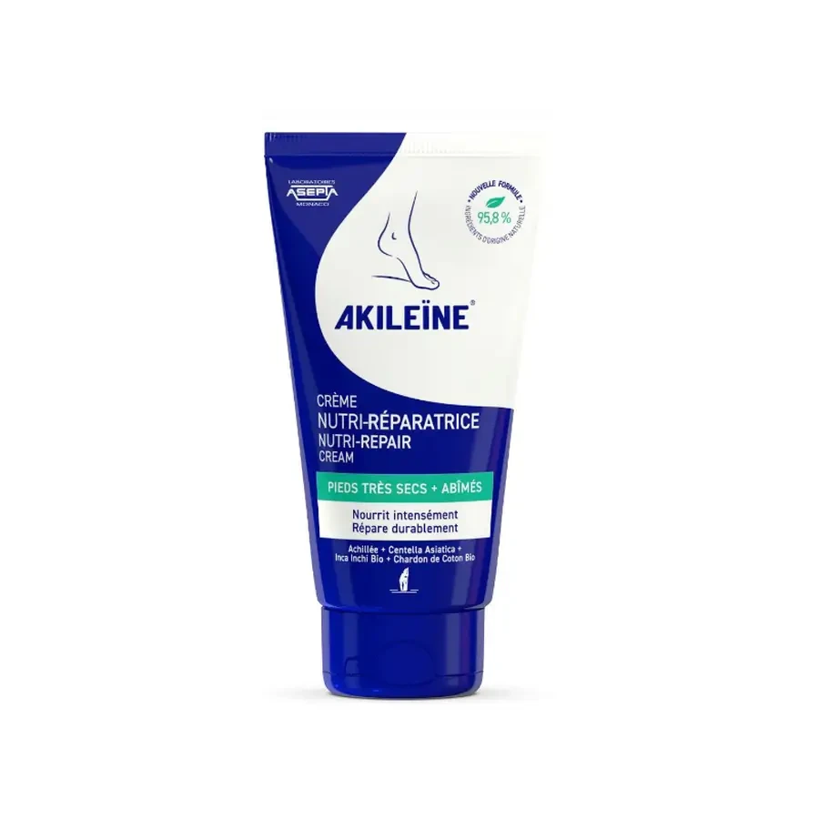 Akileine crema regeneradora para pies, 50 ml, Asepta