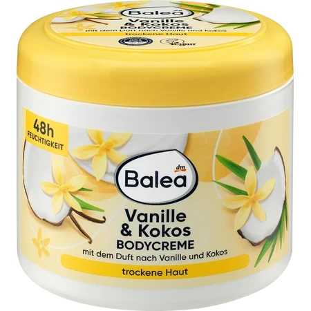 Balea Körpercreme Vanille & Kokosnuss, 500 ml