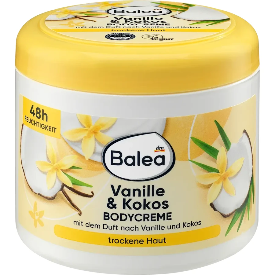Balea Körpercreme Vanille & Kokosnuss, 500 ml