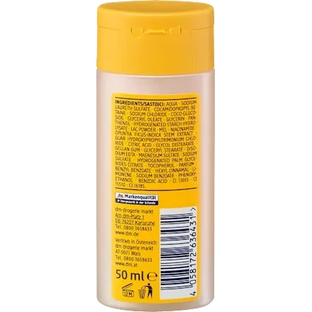 Balea Melk &amp; Honing Douchecrème, 50 ml