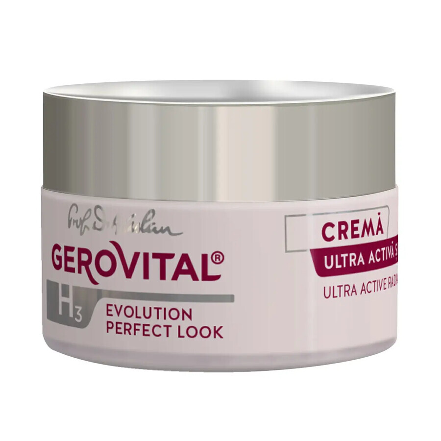 Gerovital H3 Evolution Perfect Look Crème Contour Visage, 50 ml, Farmec