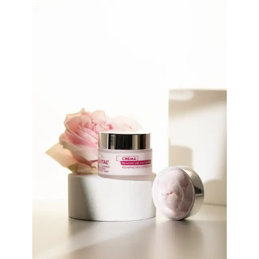 Gerovital H3 Evolution Perfect Look Crème Contour Visage, 50 ml, Farmec