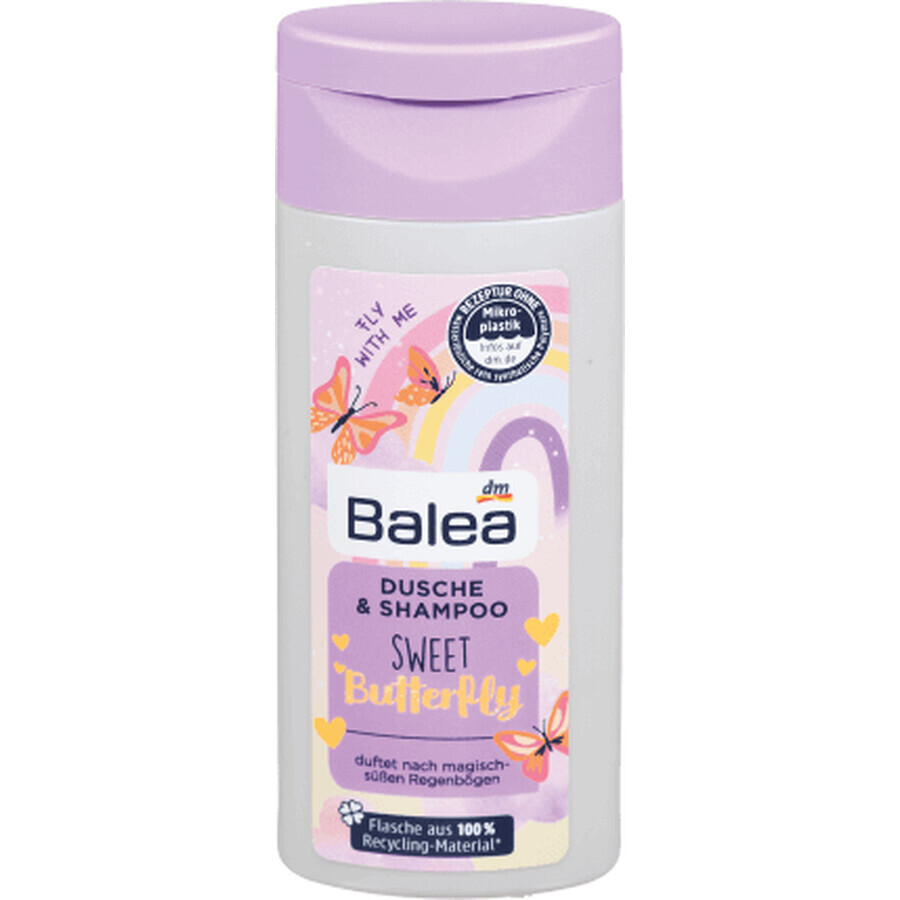 Boutique Balea Sweet Butterfly Gel douche et shampooing pour enfants, 50 ml Balea Sweet Butterfly Gel douche et shampooing pour enfants, 50 ml