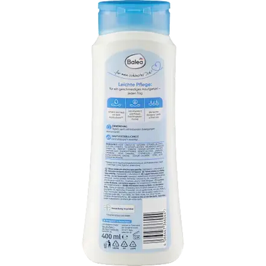 Balea Body lotion with a light formula for the body, 400 ml