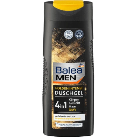 Balea MEN Golden Intense Gel Douche 4 en 1, 300 ml