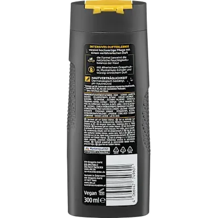Balea MEN Golden Intense Gel Douche 4 en 1, 300 ml