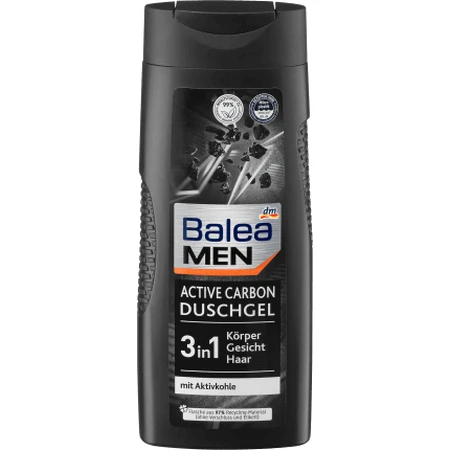 Balea MEN gel douche au charbon actif, 300 ml