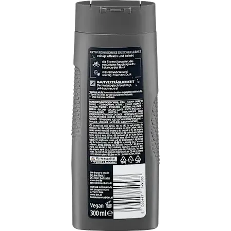 Balea MEN gel douche au charbon actif, 300 ml