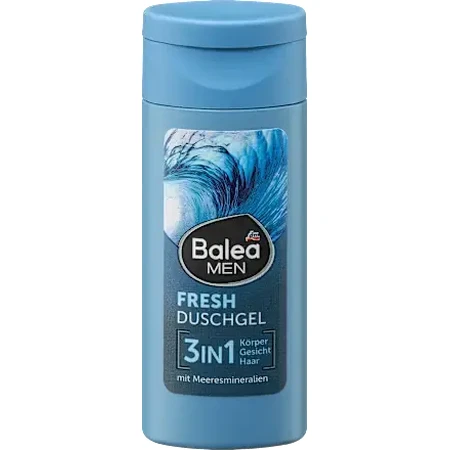 Balea MEN Gel de ducha Fresh para hombres, 50 ml