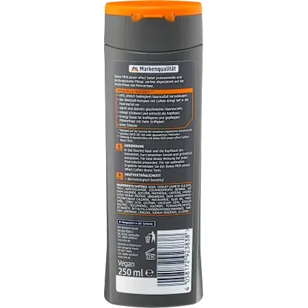 Balea MEN Shampoo für Männer mit Koffein, 250 ml