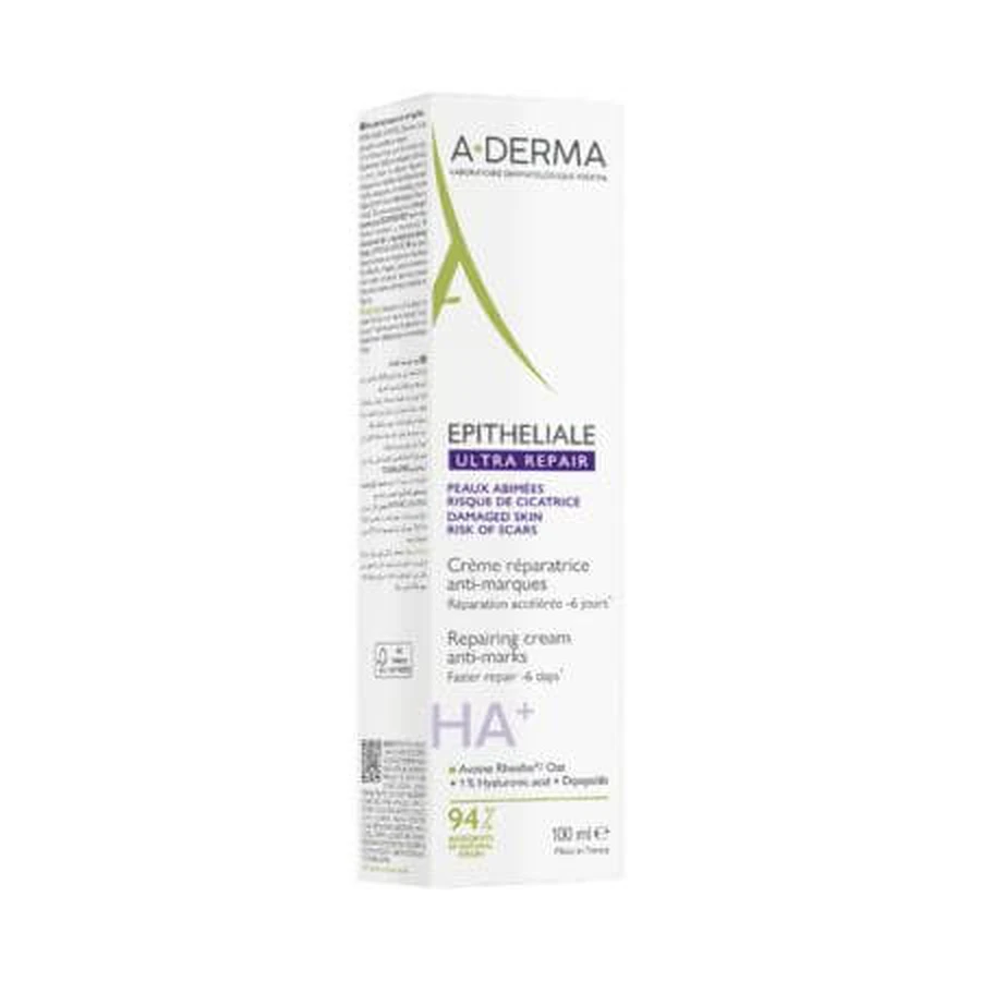 Herstellende crème met kalmerend effect Epiteliale Ultra Repair HA+, 100 ml, A-Derma