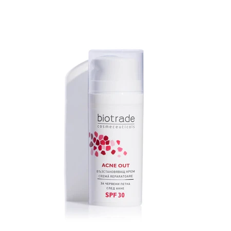 Biotrade Acne Out Herstellende Crème met SPF 30, 30 ml