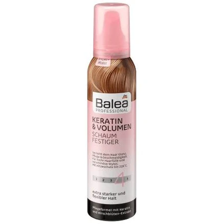 Balea Professional Espuma para el cabello Keratin Volumen, 150 ml