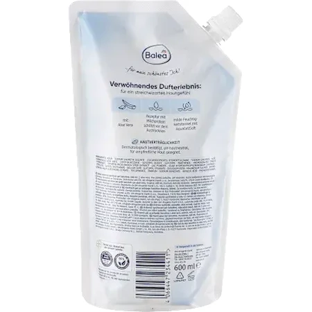 Balea Reserve sensitive aloe vera shower cream, 600 ml