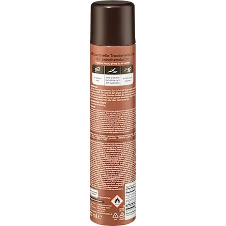 Balea Champú en seco para cabello oscuro, 200 ml