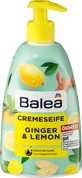 Balea Ginger and lemon cream soap, 500 ml