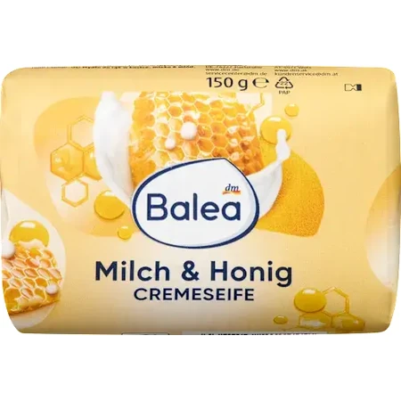 Balea Jabón con leche y miel, 150 g