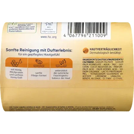 Balea Jabón con leche y miel, 150 g