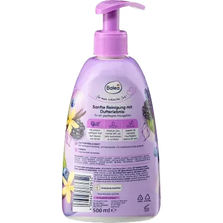 Balea Cremeseife Beeren & Vanille, 500 ml