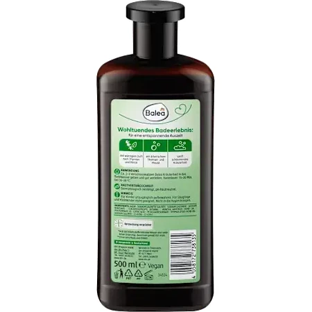 Balea Espuma de baño Tomillo y menta, 500 ml