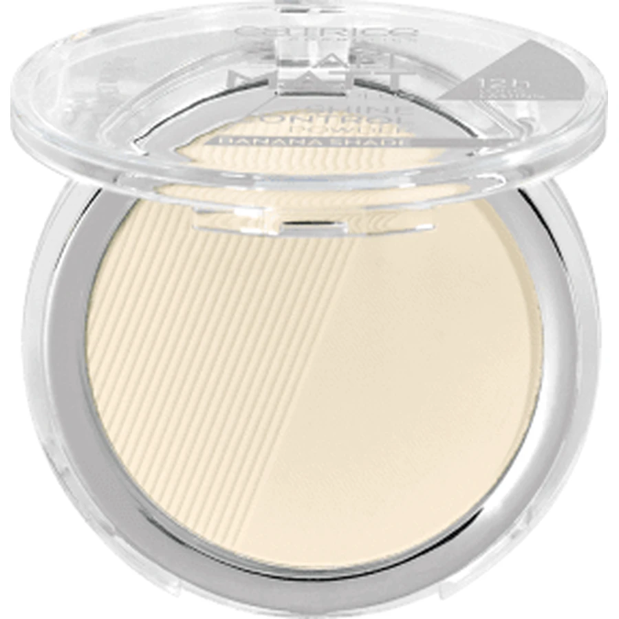 Catrice All Matt Plus Shine Control Polvos Compactos 002 Banana Bright, 10 g