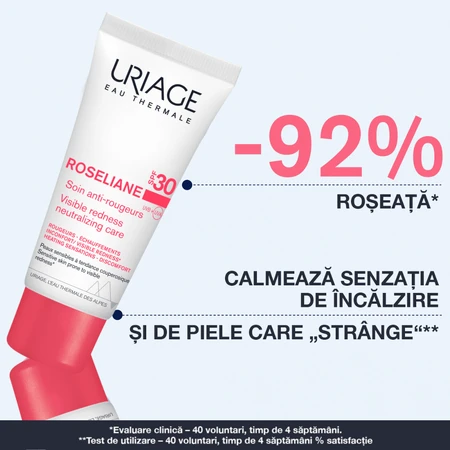 Roséliane SPF 30 Anti-Redness Cream, 40 ml, Uriage 