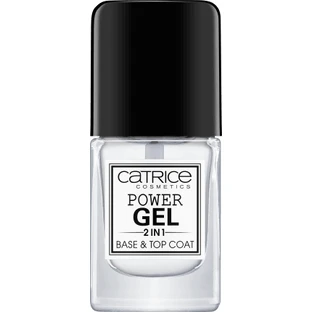 Catrice Power Gel 2en1 Base y Top Coat, 10,5 ml