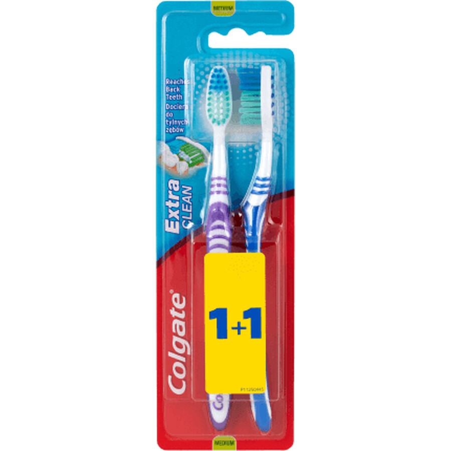 Comprar Colgate Cepillo de Dientes Extra Clean Mediano, 2 uds. Colgate Cepillo de Dientes Extra Clean Mediano, 2 uds.