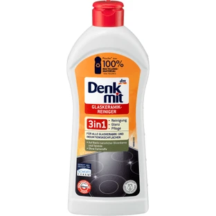 Denkmit Solution de nettoyage pour plaques de cuisson en céramique, 300 ml