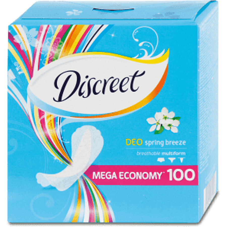Cumpără Discreet Absorbante zilnice Multiform Spring Breeze, 100 buc Discreet Absorbante zilnice Multiform Spring Breeze, 100 buc