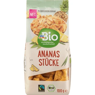 DmBio Ananasstücke ECO, 100 g