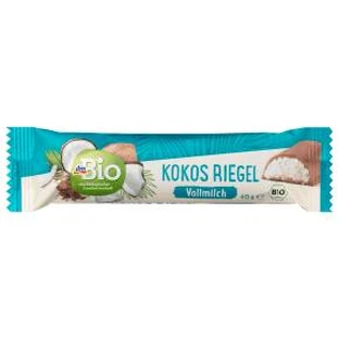 DmBio Kokosriegel mit Milch, 40 g