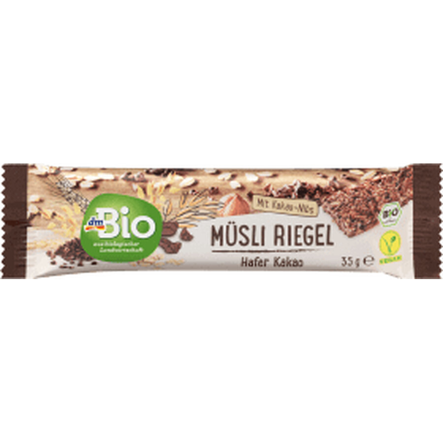 Shop DmBio Hafer und Kakao Musli Riegel, 35 g DmBio Hafer und Kakao Musli Riegel, 35 g